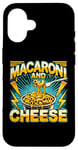 Coque pour iPhone 16 Macaroni and Cheese Heavy Metal World Tour Hardcore Music