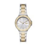 DKNY Montre pour femme Chambers mouvement quartz/3 aiguilles boîtier de 34mm avec bracelet en acier inoxydable NY6666