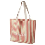 Liewood tote bag big - stripe: tuscany rose/sandy