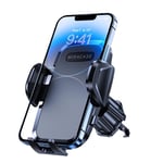 Miracase Car Phone Holder【Convenient retractable steel hook】 Universal Car Phone Mount Cradle 360°Rotation for iPhone/Samsung/Oneplus/Huawei and All 4.5"-7" Mobile Phone…