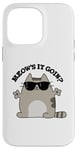 Coque pour iPhone 14 Pro Max Jeu de mots amusant pour chats Meow's It Going