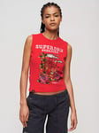 Superdry Tattoo Rhinestone Vest Top