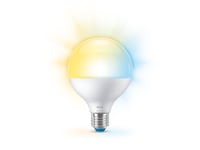 Wiz Globlampa 75W G95 E27, Smart Glödlampa, Wi-Fi/Bluetooth, Vit, E27, G95, 2700 K