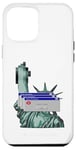 iPhone 12 Pro Max Cool New York City NYC Statue of Liberty USA Flag Design Case