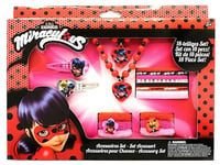 Joy Toy 65979 Lot de 18 figurines et personnages Miraculous dans un coffret cadeau 28 x 3 x 22 cm