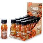 Zinger ginger shot Pack of 15 x 70ml. Organic plant based shot with 18.4g of in