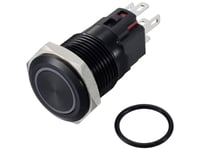 Tru Components Tc-12647452 Pressostat 250 V/Ac 3 A 1 X Off/(On) Ip65 Blå Klikkende Aluminium, Eloxeret 1 Stk