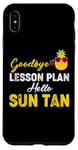 Coque pour iPhone XS Max Funny Teacher Last Day Of School Goodbye Leçon Plan Summer