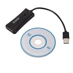 Carte d'acquisition HDMI pour jeux vidéo en direct,compatible avec usb 2.0,carte d'acquisition pour ordinateur - Type Black