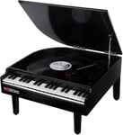 VOSTERIO Bluetooth Record Player with Built-in Speakers, Modern 3-Speed with USB