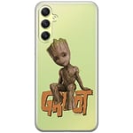 ERT GROUP Coque de téléphone Portable pour Samsung A34 5G Original et sous Licence Officielle Marvel Motif Groot 005 Parfaitement adapté à la Forme du téléphone Portable, partiel imprimé