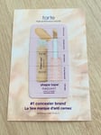 Tarte Shape Tape Radiant Concealer Sample Card 0.034ml  x 5 Shades GENUINE