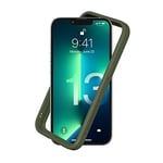 RHINOSHIELD Bumper Case compatible with [iPhone 13/13 Pro] | CrashGuard NX - Shock Absorbent Slim Design Protective Cover 3.5M / 11ft Drop Protection - Camo Green