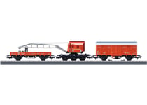 Märklin Fire Department Recovery Crane Car Set, Ho (1:87), 6 År, Sort, Rød, Modelljernbane/Tog