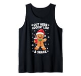 Out here Looking Like a Snack Gingerbread Christmas BouJee Tank Top