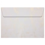 Galleri Papper Kuvert C5 - White Marble Metallic 10 st 120 g