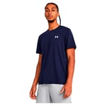 Under Armour Men's UA Launch Tee, Lightweight Men's Running T-Shirt, Sweat-Wicking Sports Top, Quick-Drying Men's Gym Top Midnight Navy