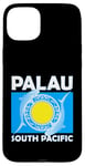 iPhone 15 Plus Flag of Palau South Pacific Spotted Shark Case