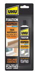 UHU Fixation néoprène - Colle extra forte & rapide pour une fixation facile et solide de toutes sortes de matériaux, beige, tube 125g