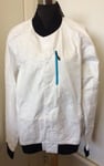 Mens Nike Jacket Windbreaker Bomber Coat White 432943-100 UK L Windbreaker (O)