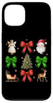 iPhone 13 Christmas Cheer Angel Santa Tree Sleigh Case