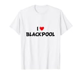 Red Heart Girls Boys I Love Blackpool T-Shirt