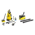 Kärcher K 4 Power Control Car & Home Pressure Washer, Pressure: max 130 bar & 2.644-074.0 T7 Plus T-Racer Surface Cleaner
