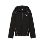 PUMA Active Sports Hoodie Full-Zip TR B, Transpirer Garçons, PUMA Black, 681808