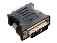 V7 - Vga-Adapter - Dvi-I (Hane) Till Hd-15 (Vga) (Hona) - Svart