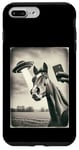 Coque pour iPhone 7 Plus/8 Plus Alien Horse UFO Meme Funny Cowboy Cowgirl Weird