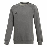 Sweaters uden Hætte til Børn Adidas Core 18 Mørkegrå 5-6 år