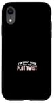 Coque pour iPhone XR Film Plott Twist Regardez le film Cinephile Movie Buff