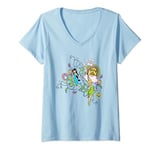 Disney Fairies Young And Free Tinker Bell, Periwinkle T-Shirt avec Col en V