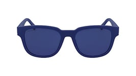 Lacoste Men's Sunglasses L982S - Matte Blue with Solid Blue Lens