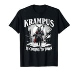 Krampus Is Coming To Town Christmas Monster Men Women Kids T-Shirt