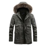 Parka Homme De Marque À Capuche Detachable Doudoune Hommes D'hiver Chaud Vêtement Masculin Épaississant Manteau Homme -Zs307056