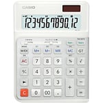 Casio Desktop Calculator DE-12E-WE 12 Digit Display White