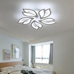 Comely Plafonnier LED Créatif Pétales Design, 65W Lampe de Plafond Acrylique, Moderne Blanc Luminaire Plafonnier LED pour Chambre Salon Salle à Manger Cuisine Couloir, Blanc Froid 6500K