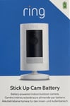 Ring Stick Up Cam | Battery | HD Outdoor Wireless Camera System | White