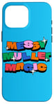 Coque pour iPhone 16 Pro Max Messy Mullet Magic pour la génération Z moderne et la génération Y