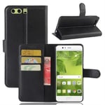 Wallet Leather Case til Huawei P10 Plus - Black