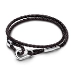 PANDORA Bracelet Moments 593338C01-D2 cuir marron