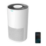 Cecotec Purificateur d'air TotalPure 2000 Connected. 50 W, à faible Consommation, 160 CADR, 3 Étapes de filtrage, Contrôle via Wi-Fi, capteur PM 2,5 et 50 m³ de Surface couverte