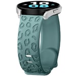 FYISWHO Bracelet Silicone pour Samsung Galaxy Watch 6 Classic/Watch 7/Watch 4/Watch FE, 20mm Sport Leopard Bracelets de Remplacement pour Galaxy Watch 5 Pro 45 mm/Active 2/Watch 3