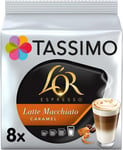 Tassimo L'OR Caramel Latte Macchiato Coffee Pods X8 (Pack of 5, Total 40 Drinks