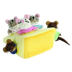 The Puppet Company - Hide-Away Puppets - Mouse Family in Cheese, PC003033