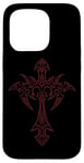 iPhone 15 Pro Y2k Mall Goth Grunge Aesthetic Gothic Cross Case