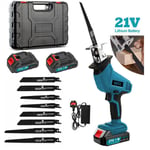 21V Cordless Reciprocating Saw Electric Hand Saw Electric Wood Metal Cutter UK