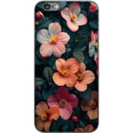 Apple iPhone 6s Plus Genomskinligt Skal Blommor