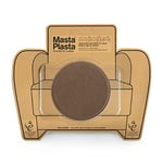 MastaPlasta Self-Adhesive Premium Leather Repair Patch - Tan Circle 8cm x 8cm (3in x 3in). First-Aid for Sofas, Car Seats, Handbags, Jackets